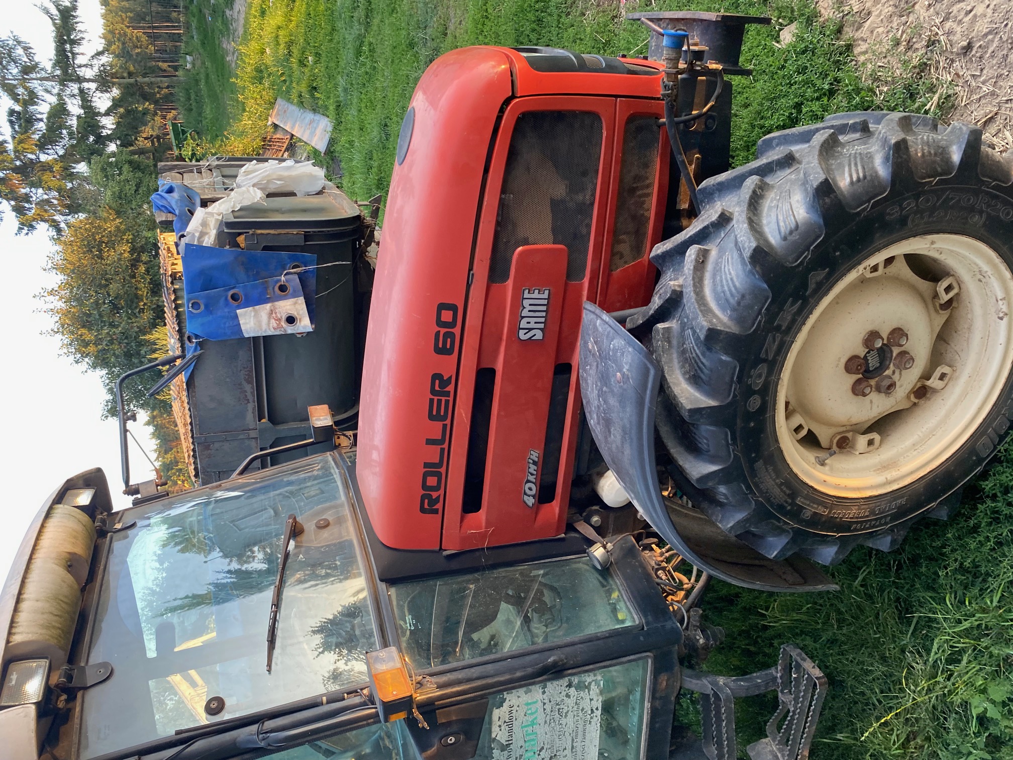 Zdjęcie 8 z naprawy — Naprawa zbiornika paliwa Same Roller 60 — Podpniewki