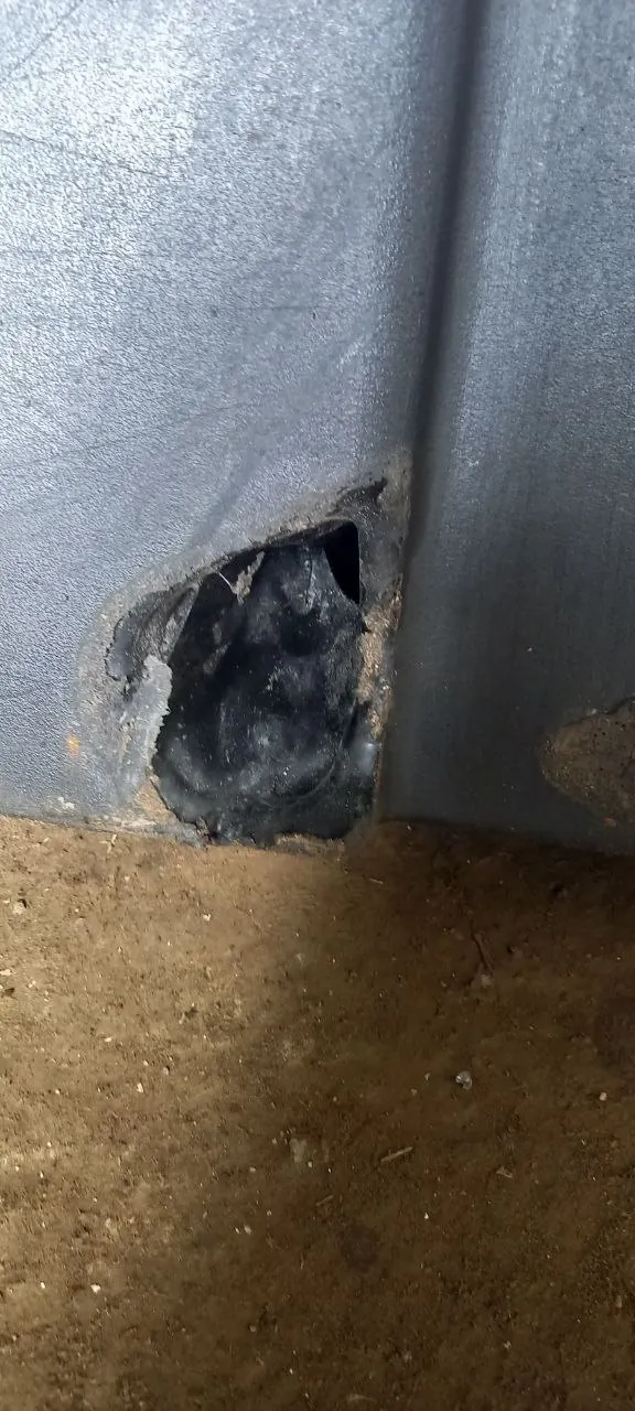 Zdjęcie 4 z naprawy — Naprawa zbiornika paliwa JCB 30EA