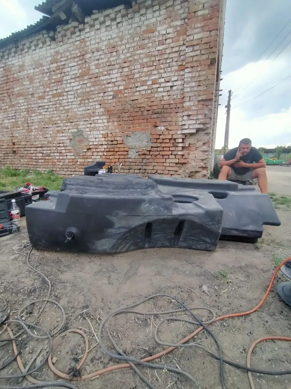 Zdjęcie 7 z naprawy — Naprawa zbiornika paliwa Claas Lexion 600
