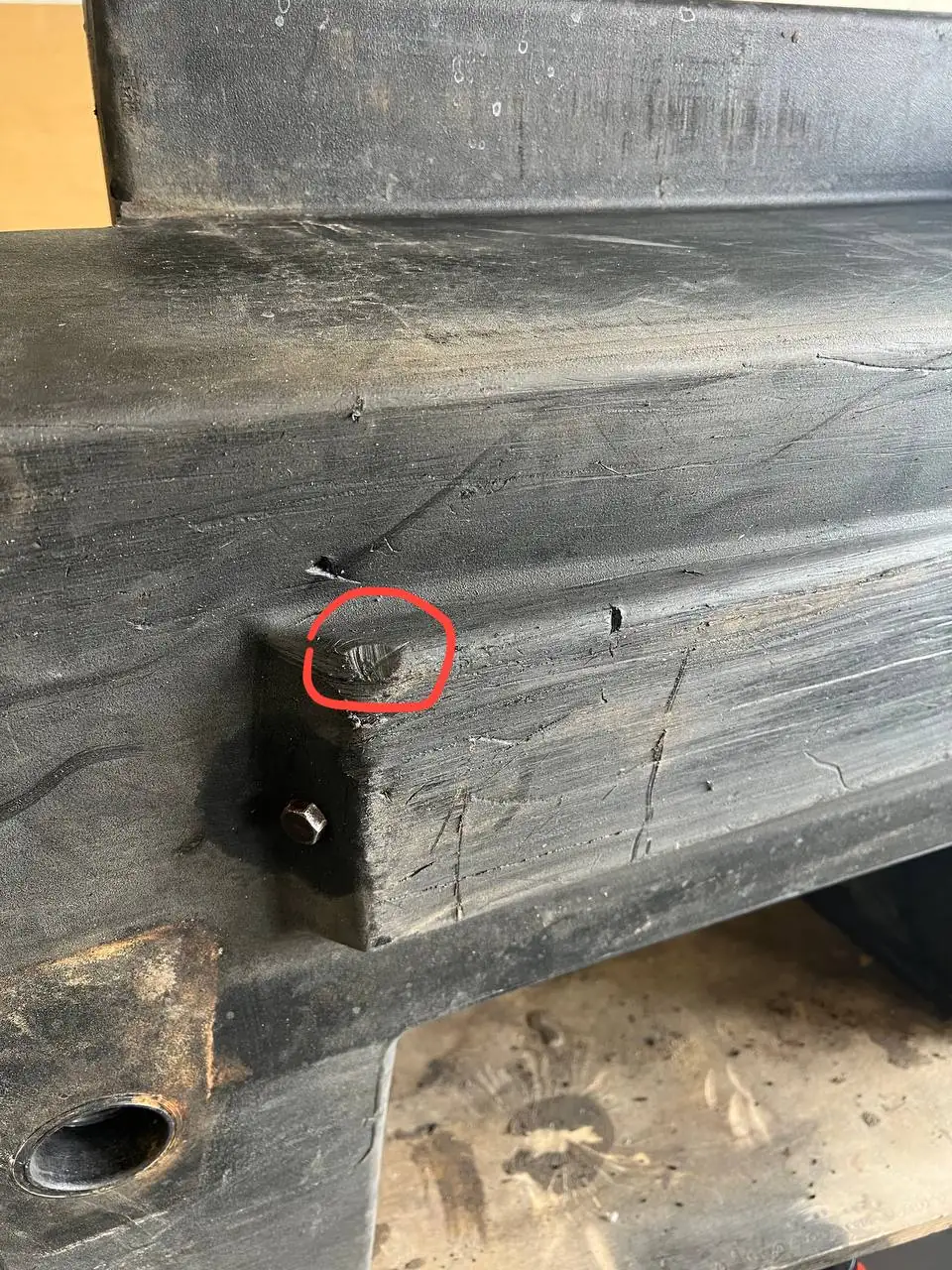 Zdjęcie 9 z naprawy — Naprawa zbiornika paliwa JCB (2)