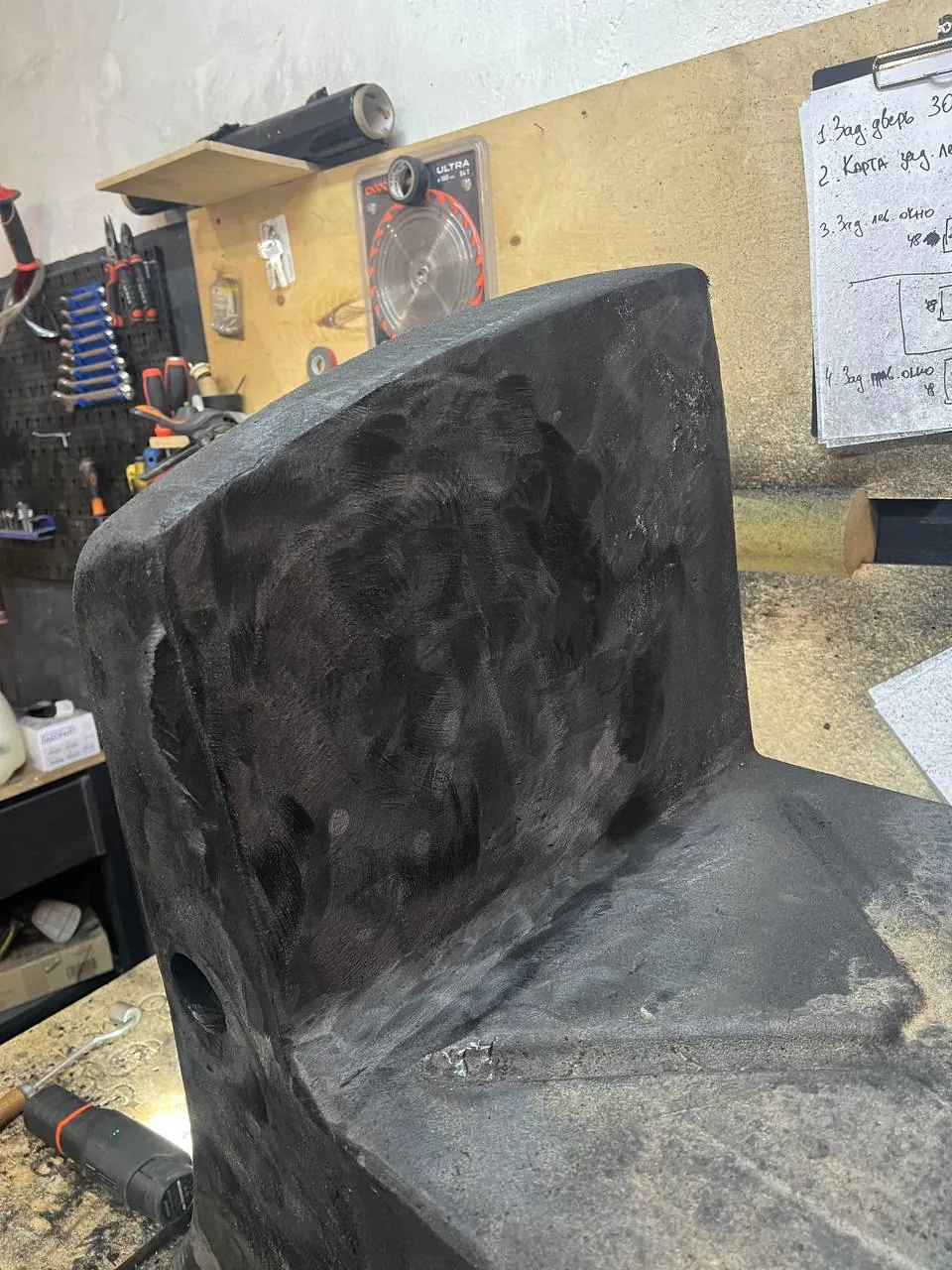 Zdjęcie 17 z naprawy — Naprawa zbiornika paliwa JCB 531-70 — mocno uszkodzony zbiornik