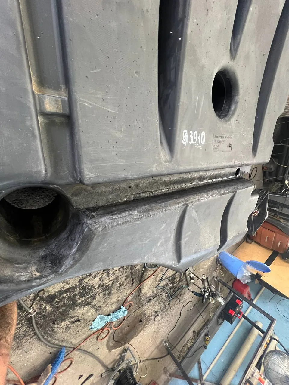 Zdjęcie 11 z naprawy — Naprawa zbiornika paliwa Claas Lexion 550
