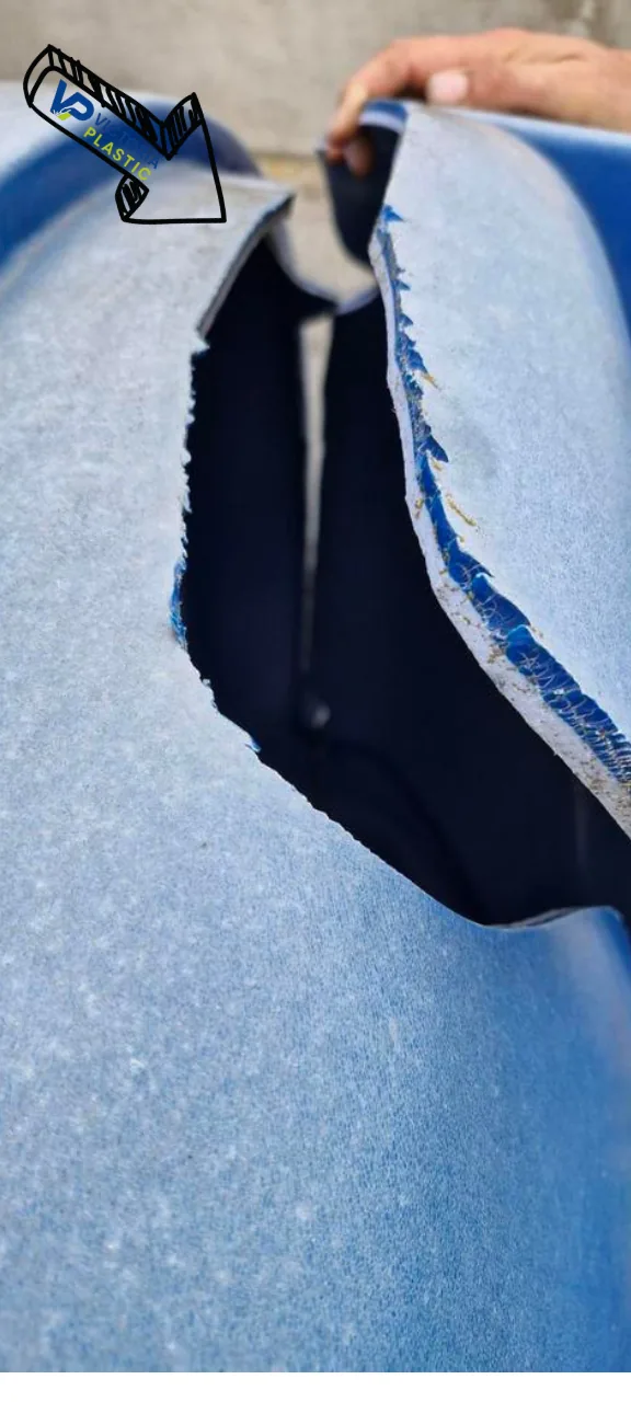 Diagnostyka plastikowego zbiornika stacjonarnego przed naprawą